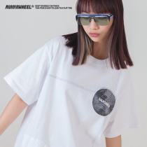 SAUCERBOI national tide t-shirt mens short-sleeved tide brand hip-hop loose pure cotton white short-sleeved t-shirt womens ins tide Korean version