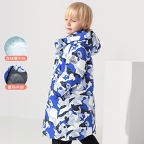 Balacabra boy plums thick 2021 winter dress new children long style warm jacket 201421107102