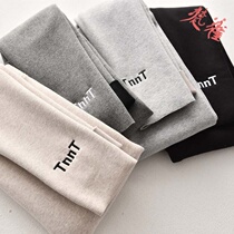 (Plus velvet without velvet)Spring and autumn and winter leggings women wear thin thread large size high waist thin wild