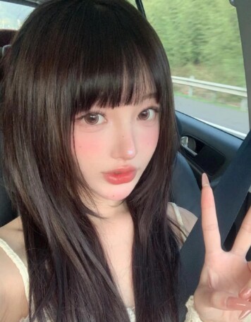 真我黑长直漫画齐刘海假发套 全真发整顶设计 自然隐形无痕贴合 长发飘逸顺滑