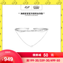  omto) Spongebob Squarepants official authorized cooperation model 2021 new Spongebob Squarepants 925 silver necklace female necklace