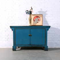 Chinese style cabinet New Chinese porch cabinet retro furniture antique sideboard solid wood lockers make Old Hall cabinets