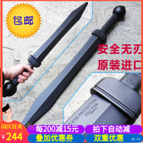 American cold steel ColdSteel Roman sword western short sword practice training sword plastic steel sword prop 92BKGM