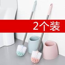 Long handle long handle hard wool toilet brush cleaning household toilet brush Simple toilet water filter hair brush round head