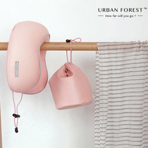 Flower roll travel neck pillow deformation portable U-shaped pillow sitting on the train hard seat sleeping artifact aircraft memory cotton pillow