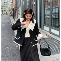 ALIN Custom Big Code Woman Dress Fat Mm Retro Conspiculean Foreign Air 200 Catty Easy Light Lavish Style Little Fragrant Jacket