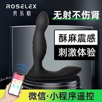  Prostate massager small anal vaginal anal double plug tail anal plug rear straight sex supplies female and male sharing can be inserted