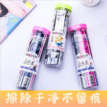 Erasable pen refill heat-Erasable Gel Pen students use friction-erasable water pen replacement 0 5 black crystal blue needle tube