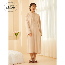 gelato pique22 spring new womens nightgown solid color bear embroidered hooded dress PWCO221219