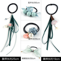 Head rope female Korean version of cute Korean hair rope headwear Net red ins Korean version of Hairband rubber band tie hair ribbon hair accessories