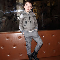 Leven Jubilee new Type B Fashion Spring Autumn New Boy Casual Long Sleeve Moderate Pure Cotton Tandem Hat Cardiovert Jacket Teenager