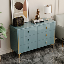 Five-bucket cabinet light luxury living room six-chest cabinet home bedroom cabinet against the wall storage cabinet simple modern eight-bucket locker