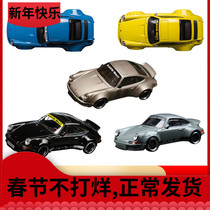 Ingenuity] Model collect 1:64 Cement Ash Metal Black RWB 930 Duck Tail Alloy Car Model