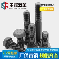 M5 12 9 grade hexagon screw high strength Bolt DIN933 alloy steel screw * 8x10x12x40