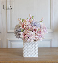  ladylike fake flower simulation floral decoration wedding flower arrangement hydrangea bouquet European American home living room decoration