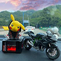 Net Red 2021 New On-board Pendulum Leather Kachu Decoration Items Creativity Middle Control Desk Car Interior Goddess