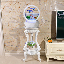 Feng Shui ornaments Zhaocai running water fountain fish tank beauty store floor decoration shop floor decoration base