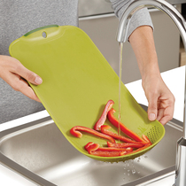 UK Joseph Joseph healthy water filtration cutting board plastic kitchen Home Multi-functional antibacterial chopping board