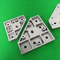 30304040 aluminum plate caster foot Cup universal wheel connector assembly line fittings