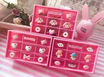 kt small dresser bedroom Korean 9 grid induction box Cosmetics storage box Melody small grid storage box