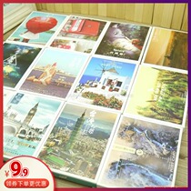 Beautiful scenery Ancient style scenic spots Retro creative Hayao Miyazaki postcard 32 boxed sets