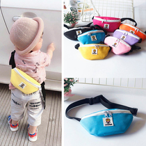 Korean version of the childrens chest bag Kindergarten mini small bag Men and women baby coin bag Children fashion fanny pack Snack bag