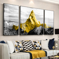 Living room sofa background wall decoration painting new Chinese hotel Hall study model room mural back to Jinshan hanging painting