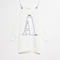 and1 children female 2021 spring sweater Street Sports Leisure long sweatshirt children