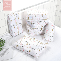 Flaminto Bird Travel Clothing Collection Bag Six Sets of Suitcases Subpackaging Lingerie Tourist Finishing Bag