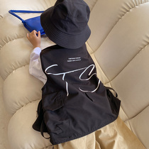 Childrens clothing autumn 2021 new boy vest wear spring and autumn coat Tide brand Korean boy