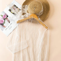 Lace base shirt female 2021 Spring and Autumn new mesh gauze high collar inside wear very fairy gauze top