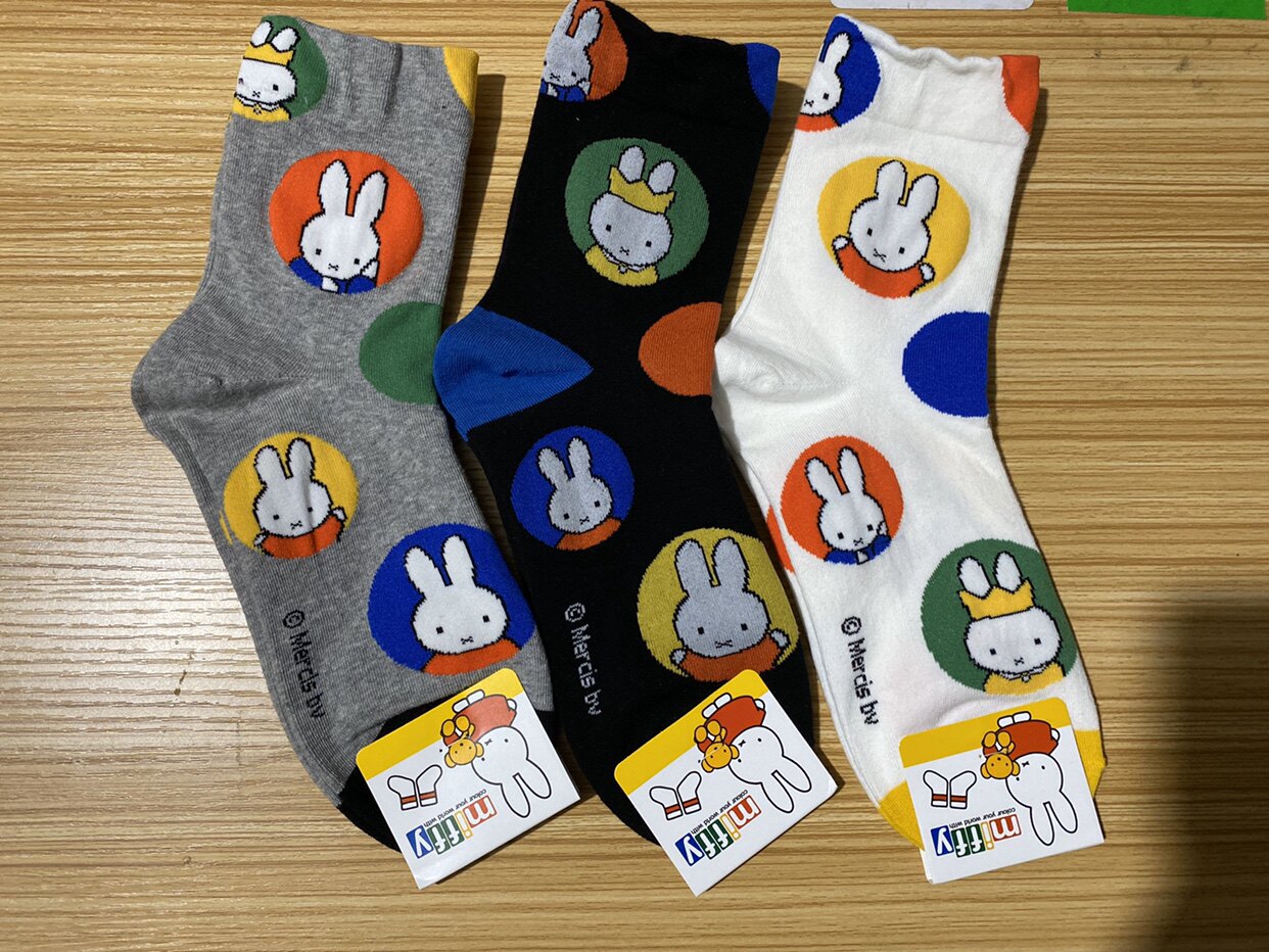 Spot Explosive South Korea Dongdaemun Four Seasons Cartoon Genuine Ladies Comfortable Sweet Japanese Cute Long Tube Socks