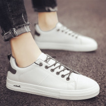 Hong Kong boomer 2022 spring new Korean version trendy fashion mens shoes breathable casual board shoes 100 hitch a little white shoes