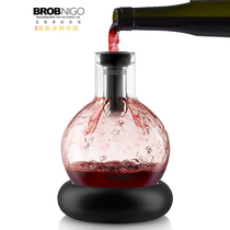 Nordic style home fast wine waterfall Decanter wine divider with cold base filter jug