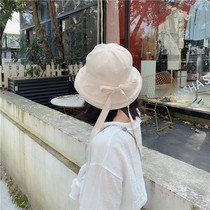 Japan Rosex Tangk bow fishermans hat Korean version of tide Joker big eaves sun hat female Japanese sunscreen hat