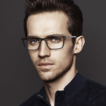 Danish design Nordic style new big face big frame glasses plate mens ultra-light glasses frame Lindbo 1821