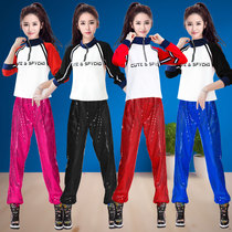  New autumn and winter modern jazz dance performance suit Adult womens suit jazz hip-hop hip-hop dance Korean version of the performance suit