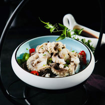 Hotel supplies Round Danqing bowl bowl Hot dish Drum-shaped round bowl Salad bowl Hot dish plate Private dish special tableware