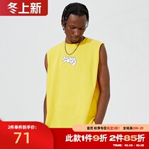 ZONOS 2021 summer new casual vest men Street print loose cotton sports sleeveless top