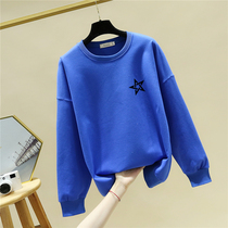 Early spring plus size womens sweater 2021 new Korean version trendy spring and autumn thin section loose foreign style top women