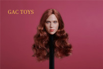 Spot GACTOYS gc002 1 6 female soldiers European and American with mole sexy female head carving black widow Scarlett
