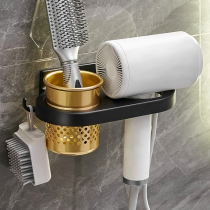 Hair dryer rack Punch-free wall-mounted bathroom rack Bathroom storage rack Toilet hair dryer rack bracket