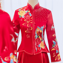 Xiuhe clothing 2021 new Chinese bridal wedding dress Chinese style show kimono female summer thin wo clothing wedding dress