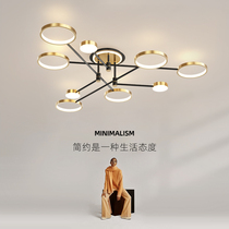 Lighting modern simple living room ceiling lamp 2021 New light luxury chandelier bedroom lamp Nordic combination package