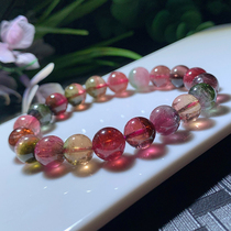 9 6 mm 28 7 gr watermelon Beatrix Handmaid Candy Crystal Single Ring Watermelon Bicolor Bracelet Women 84604