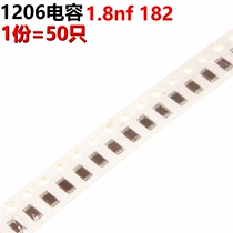 1206 patch capacitor 1 8NF 182 50 only