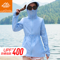 SUMMIT GLORY Range Rover World 2019 summer new womens skin clothes air-conditioned shirt top