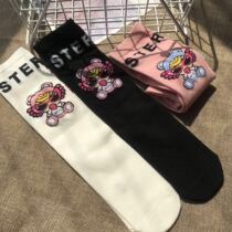 21 Childrens Combed Cotton New Long Tube Socks Japanese Teddy Pacifier INS Explosive Cotton Cartoon Tide Socks