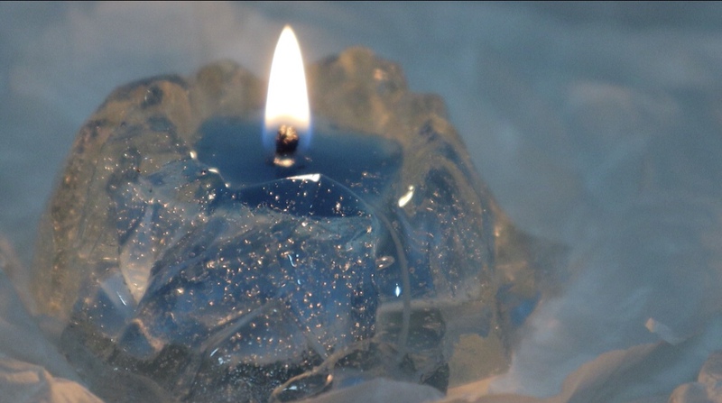 "As an Iceberg, One Should Quietly Experience Everything Around Them." Flowing Heart Iceberg Candle Is Absolutely Amazing