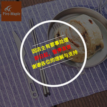 Fire Maple lightweight pure titanium folding fork spoon mountain field portable tableware outdoor camping titanium chopsticks spoon set home